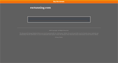 Desktop Screenshot of esctunning.com